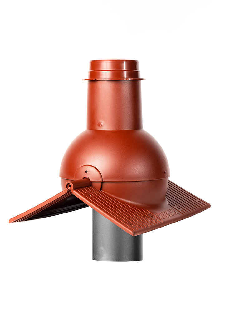 Krovent Pipe-Cone коньковый выход канализации  для любого вида кровли купить в Санкт-Петербурге