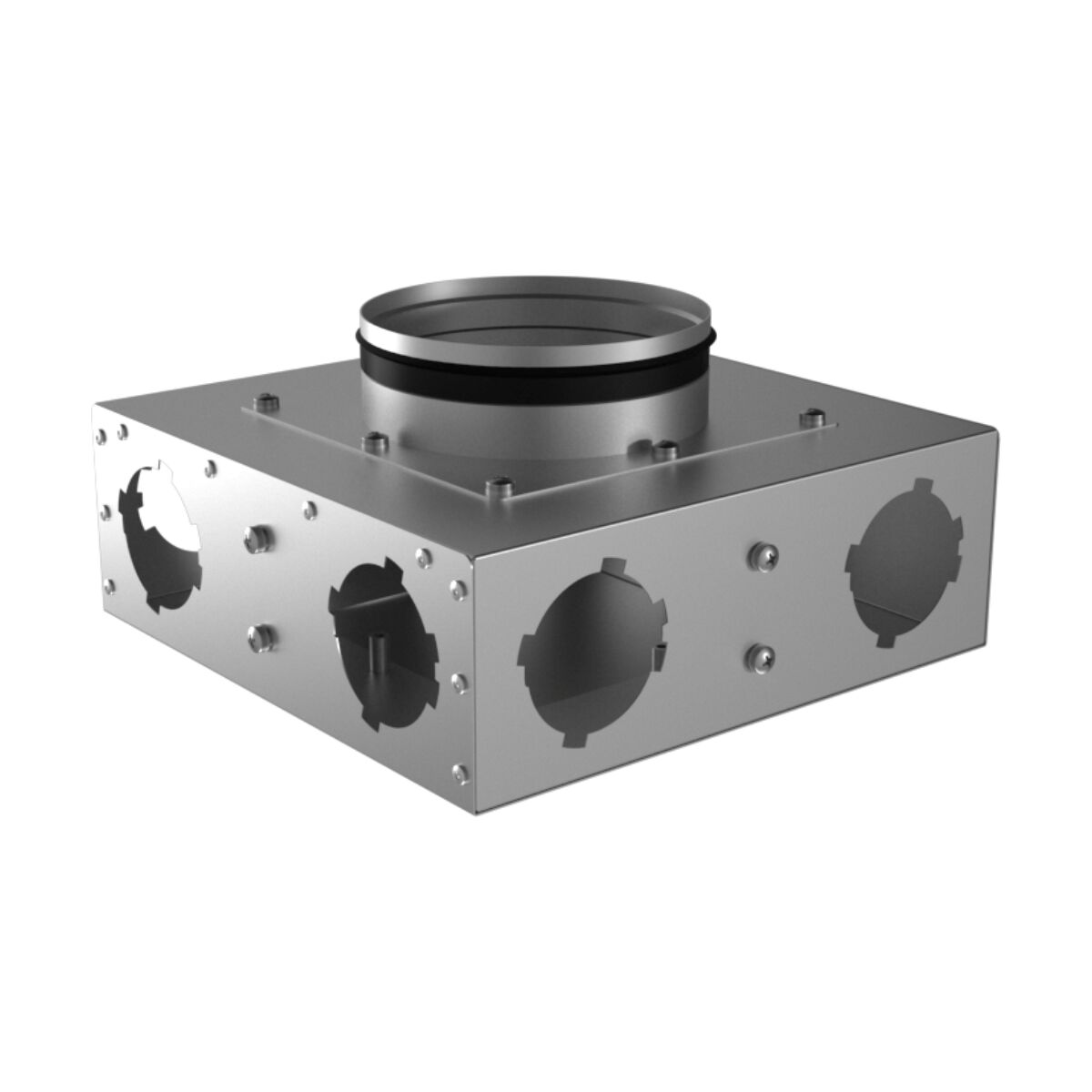 Коллектор металлический концевой на 6 выходов KVF 125/75х6 Provent купить в Санкт-Петербурге