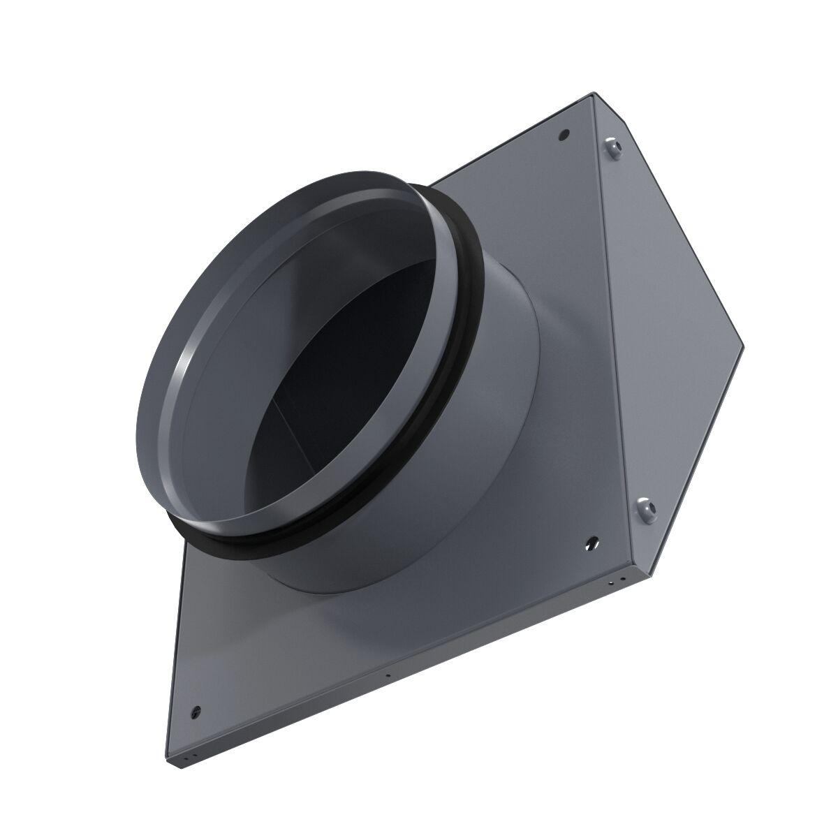 Решетка фасадная с колпаком STF 160G серый 7024 Provent купить в Санкт-Петербурге