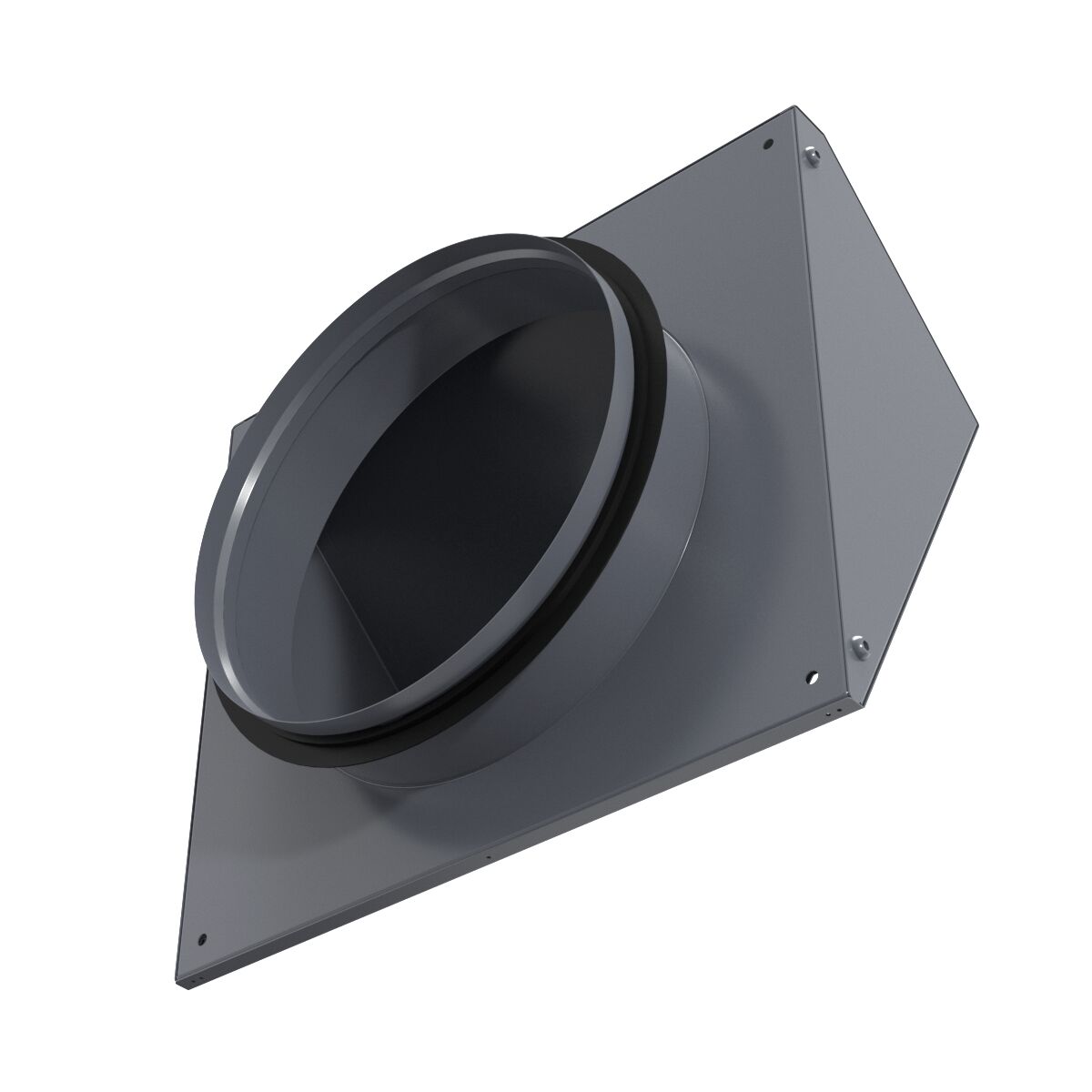 Решетка фасадная с колпаком STF 250G серый 7024 Provent купить в Санкт-Петербурге