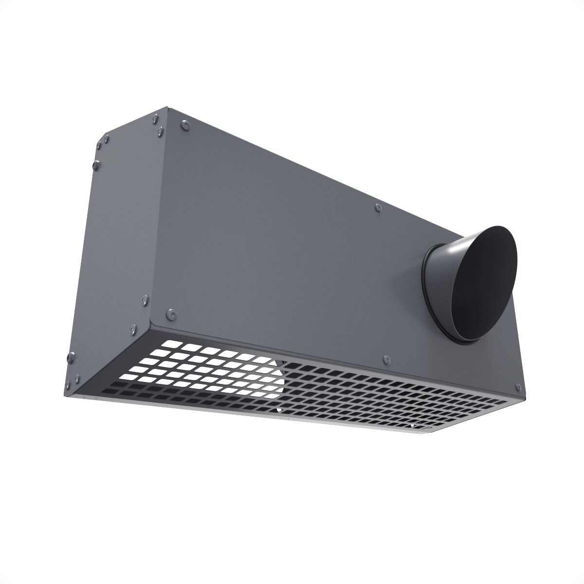 Решетка фасадная комбинированная приточно-вытяжная IOS 160G серый 7024 Provent купить в Санкт-Петербурге