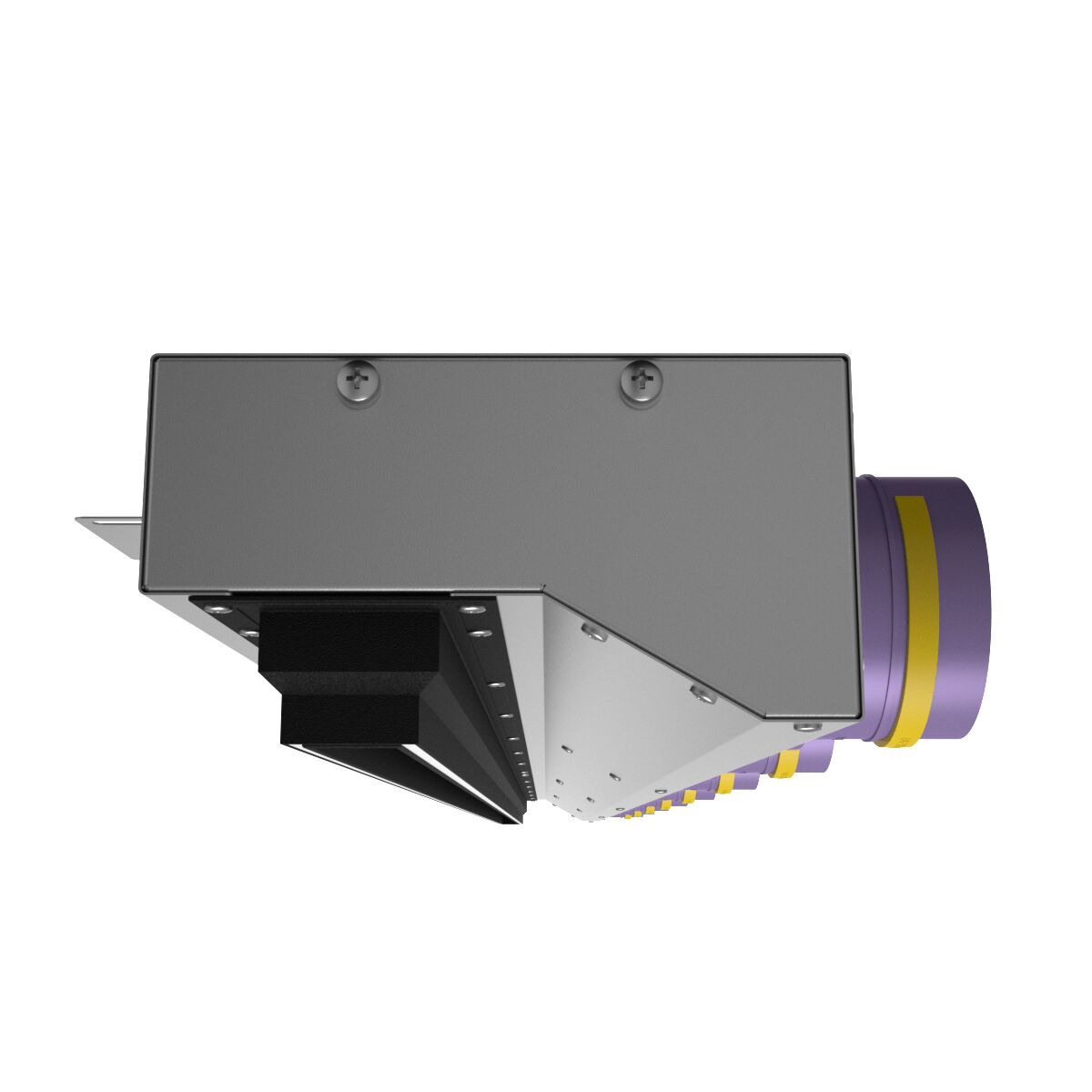 Щелевой диффузор в гипрок с КСД на 8 выходов VPNDG 2000х25/90х8 Provent  купить в Санкт-Петербурге