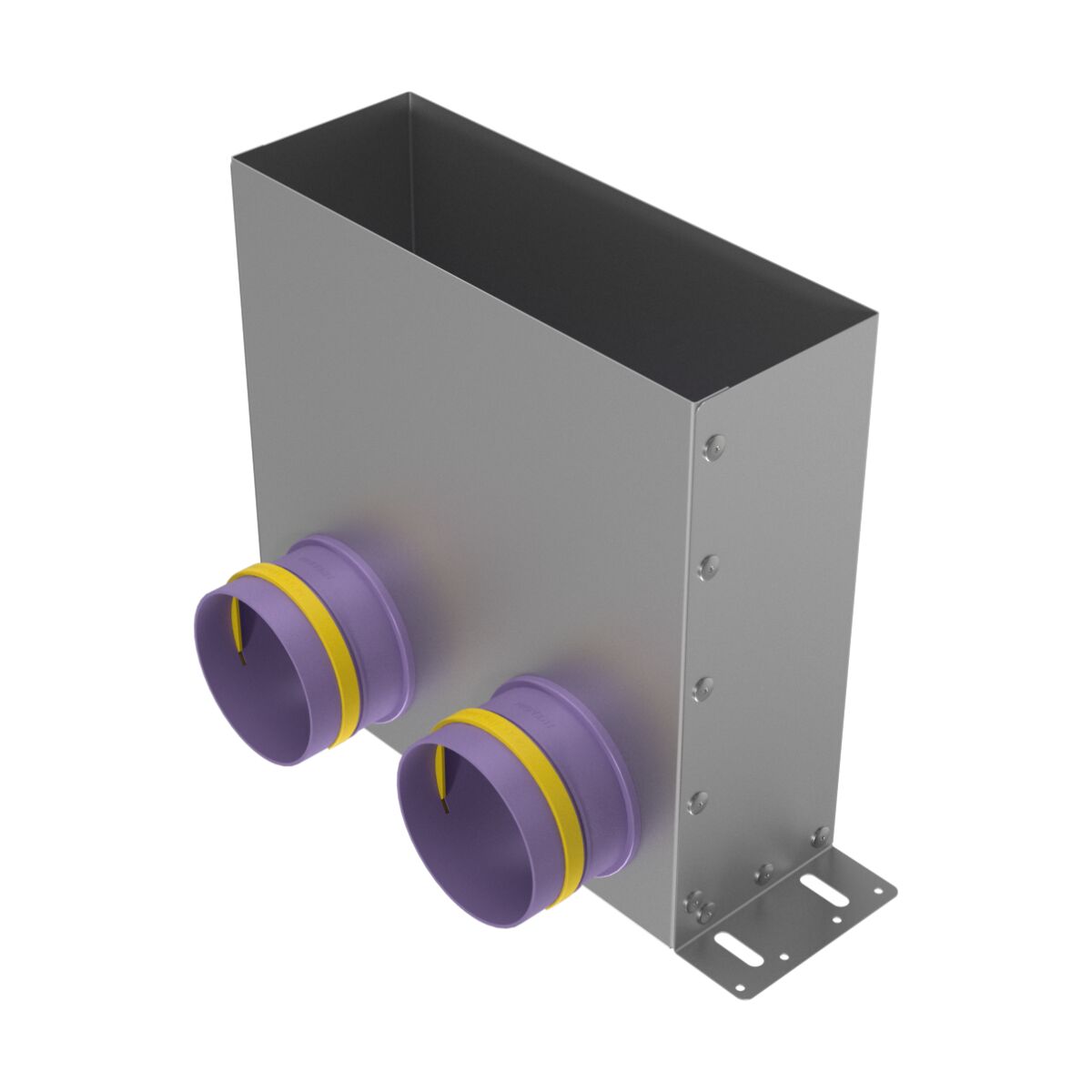 Пленум напольный на 2 выхода VPF 300x100/90x2 Provent (Комплектуется без фланцев. Фланцы/заглушки необходимо докупать дополнительно) купить в Санкт-Петербурге