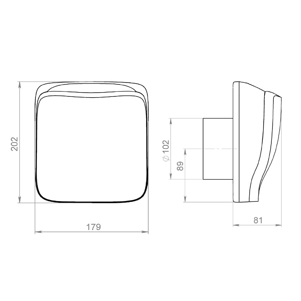 Клапан приточный KIV SMART Dark Night Provent купить в Санкт-Петербурге