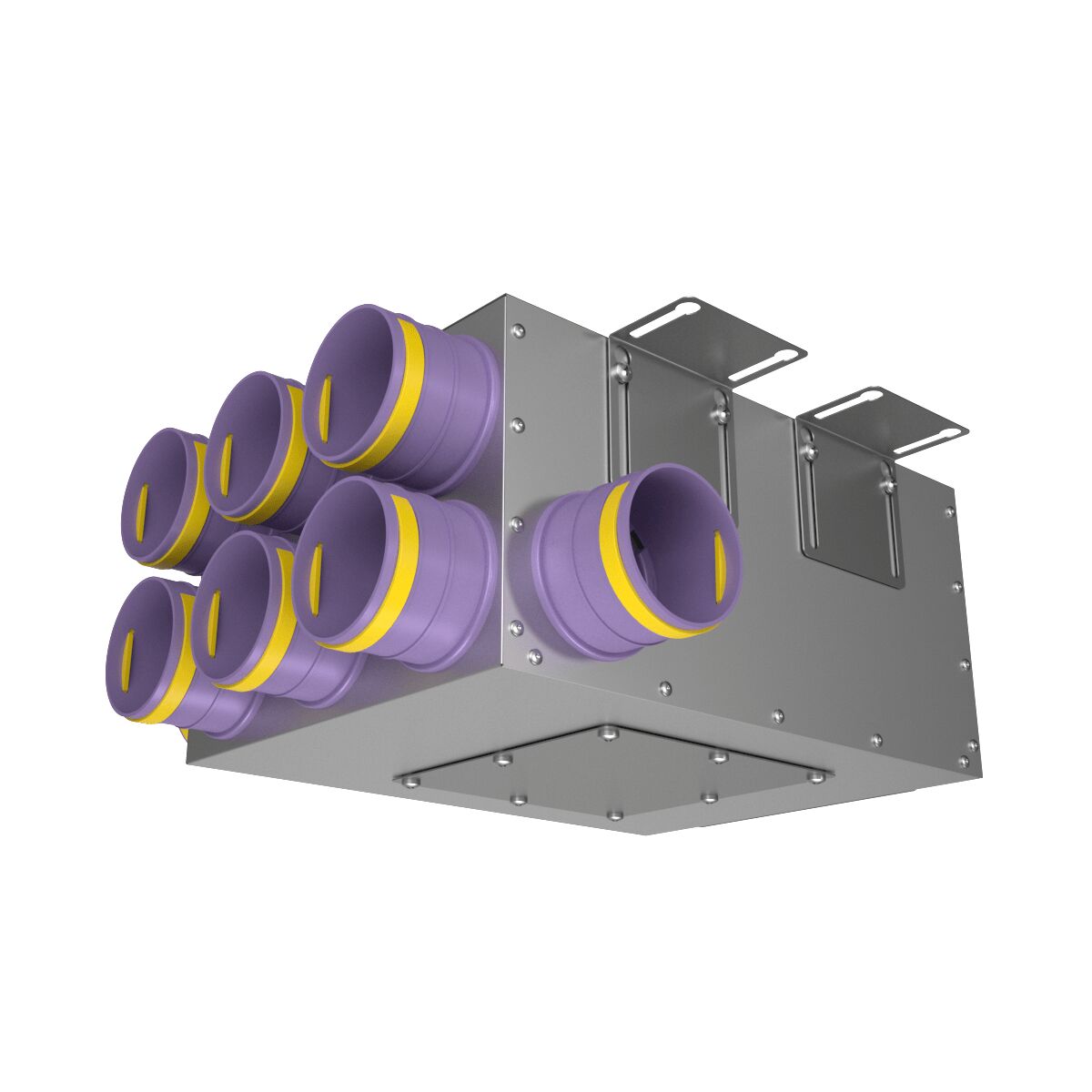 Коллектор металлический на 8 выходов KV 125/75x8 Provent купить в Санкт-Петербурге
