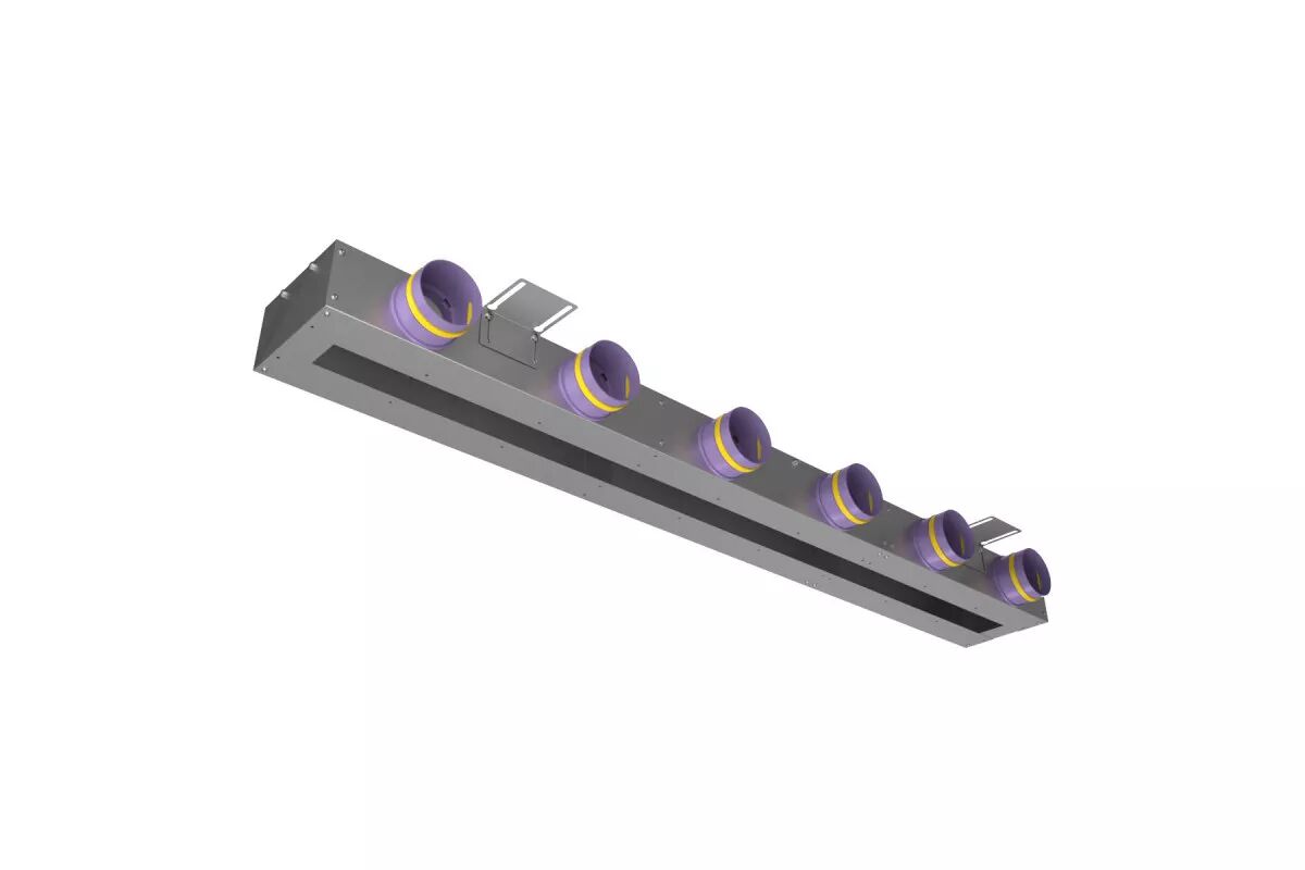 Щелевая КСД (адаптер) на 6 выходов VPN 1500х60/90х6 Provent купить в Санкт-Петербурге