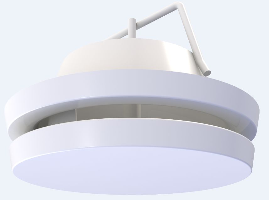 Диффузор приточный с изоляцией с монтажной рамкой KNI-RMI-125, Solko купить в Санкт-Петербурге