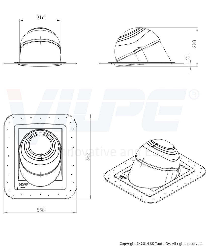 PIPPU проходной элемент №1 круглый Vilpe купить в Санкт-Петербурге