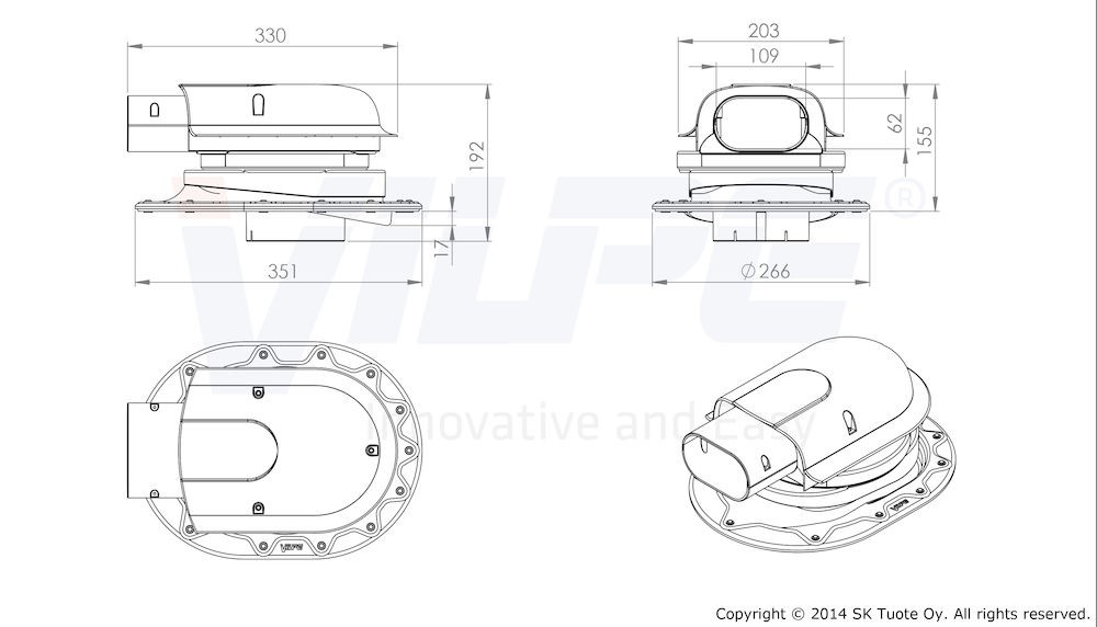 Solar Classic проходной элемент Vilpe купить в Санкт-Петербурге