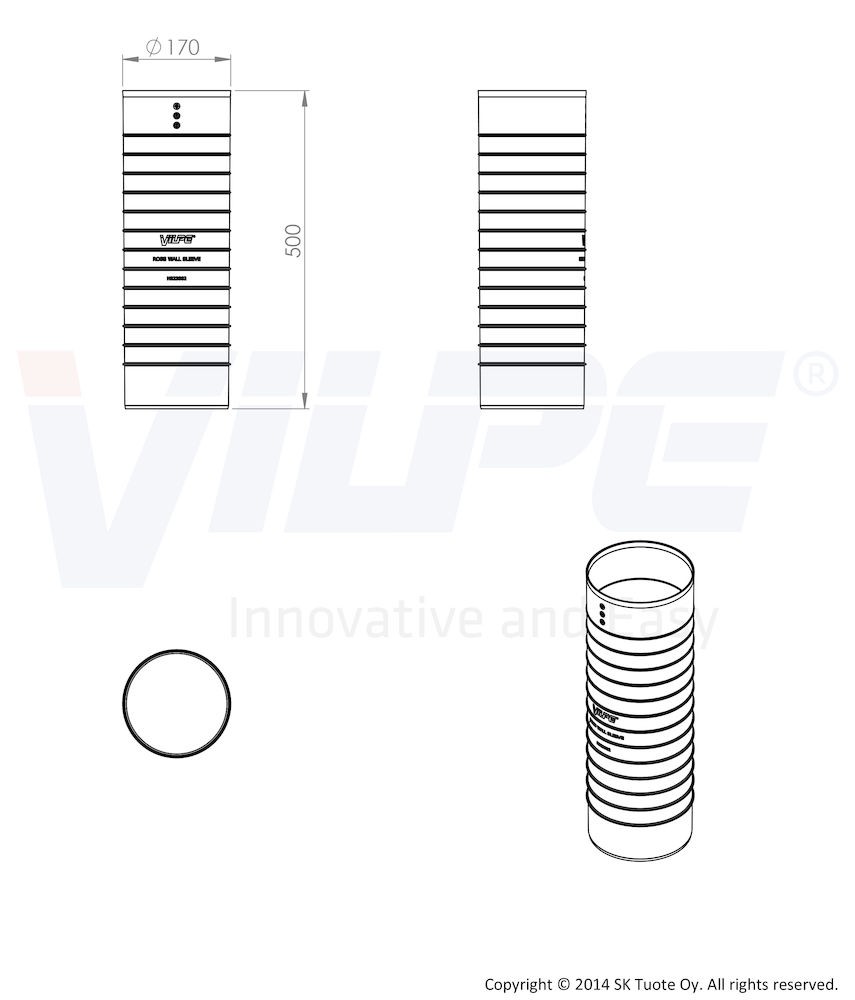 ROSS-Монтажный патрубок 125 купить в Санкт-Петербурге