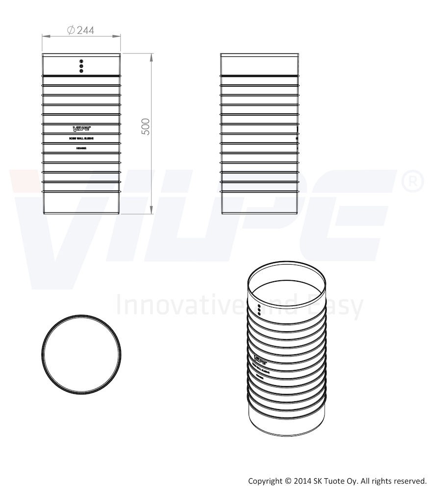 ROSS-Монтажный патрубок 200 купить в Санкт-Петербурге