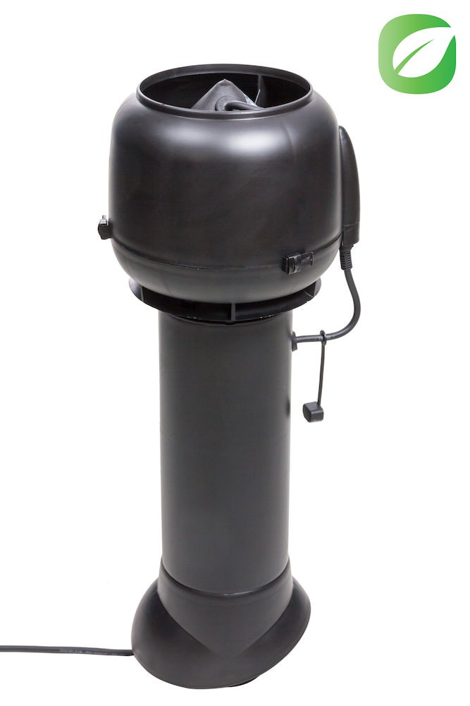 Р-ВЕНТИЛЯТОР ECo110P/110/700 на постоянном токе для вентиляции биотуалетов и удаления почвенного газа радона Vilpe купить в Санкт-Петербурге