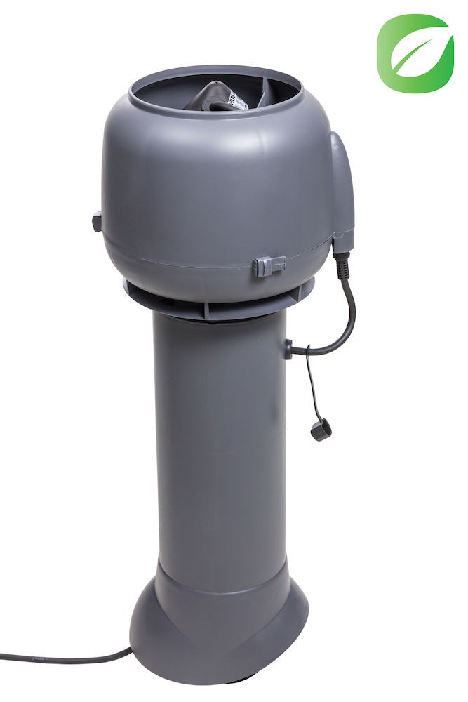 Р-ВЕНТИЛЯТОР ECo110P/110/700 на постоянном токе для вентиляции биотуалетов и удаления почвенного газа радона Vilpe купить в Санкт-Петербурге