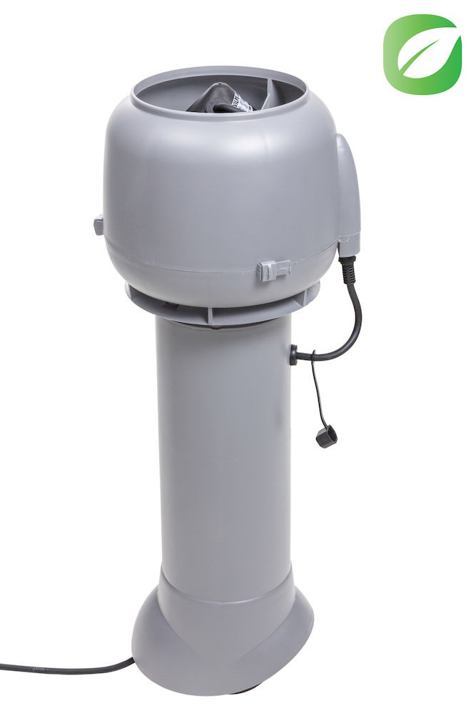 Р-ВЕНТИЛЯТОР ECo110P/110/700 на постоянном токе для вентиляции биотуалетов и удаления почвенного газа радона Vilpe купить в Санкт-Петербурге