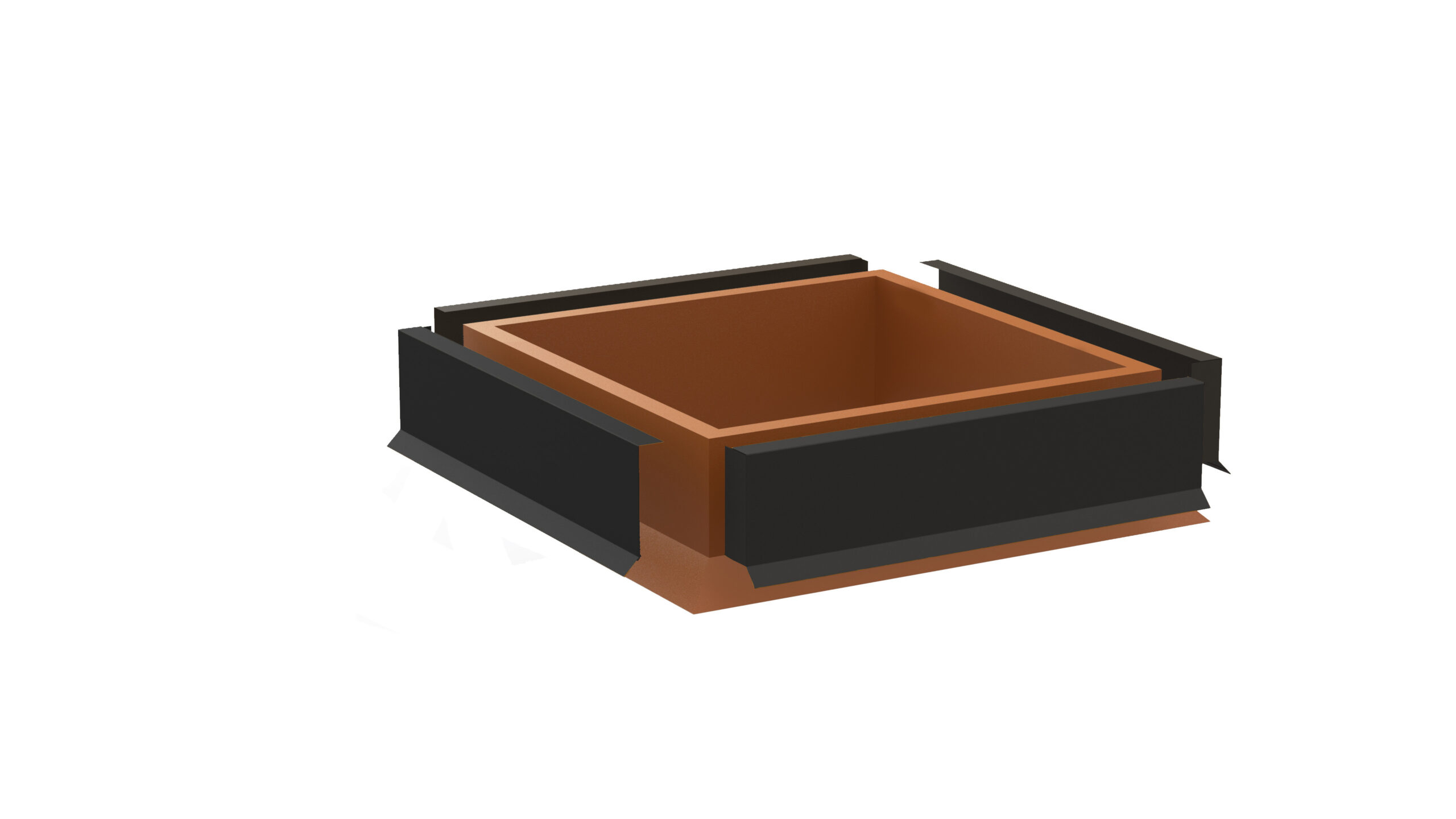 Комплект обшивки люков MULTIROF FLASHING SET BLACK 200 Vilpe купить в Санкт-Петербурге