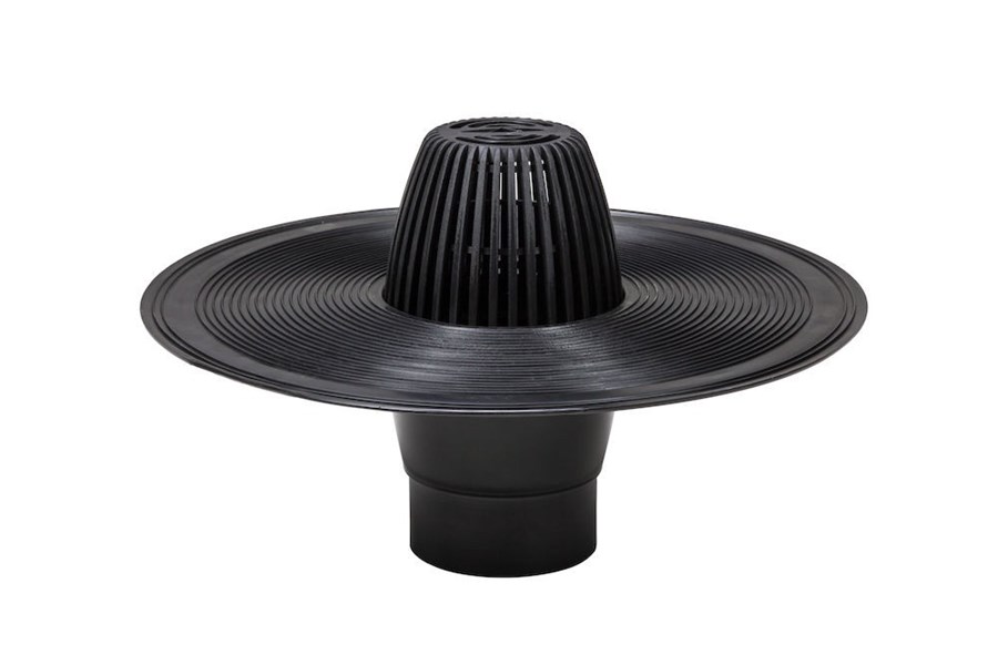 Водосточная воронка для битумной кровли CM-110 Vilpe купить в Санкт-Петербурге