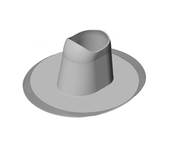 ПВХ-ворот PVC COLLAR для монтажа Huopa высокий светло-серый Vilpe купить в Санкт-Петербурге