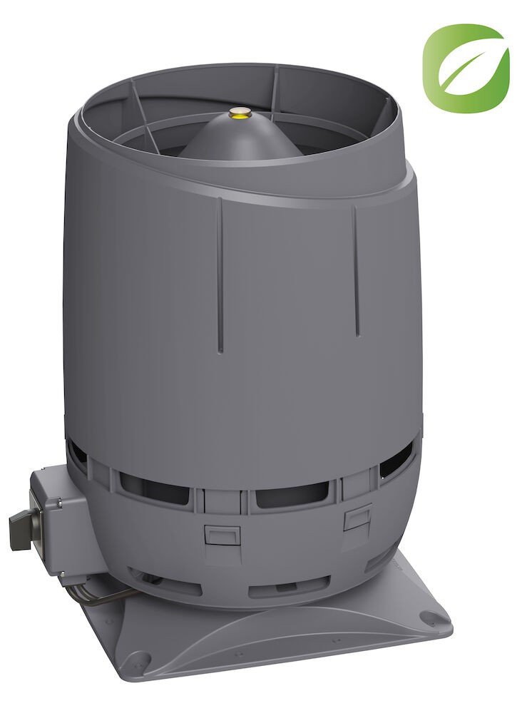 FLOW ECo160S ВЕНТИЛЯТОР+основание 300 на постоянном токе с колпаком FLOW Vilpe купить в Санкт-Петербурге