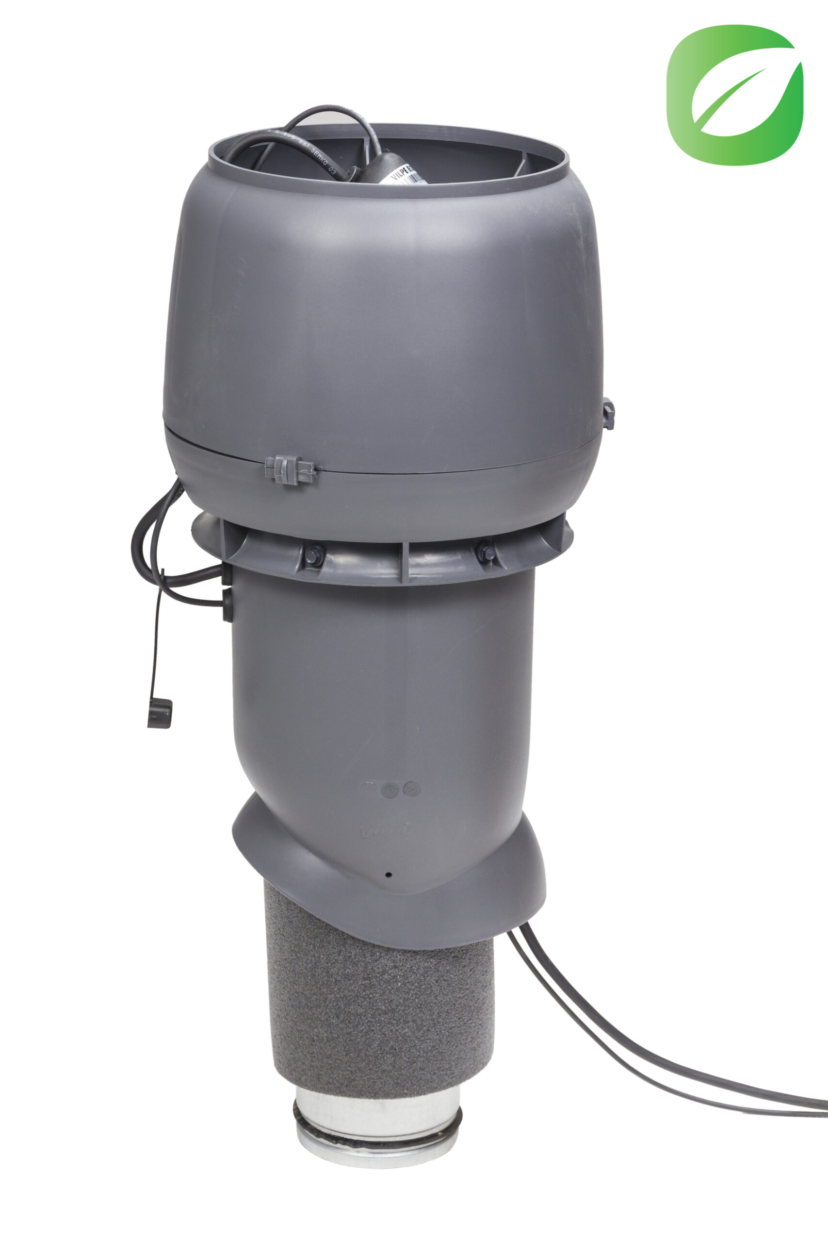 Вентилятор EСо190P/125/500 с шумопоглотителем (труба с колпаком, инструкция, шурупы) Vilpe купить в Санкт-Петербурге