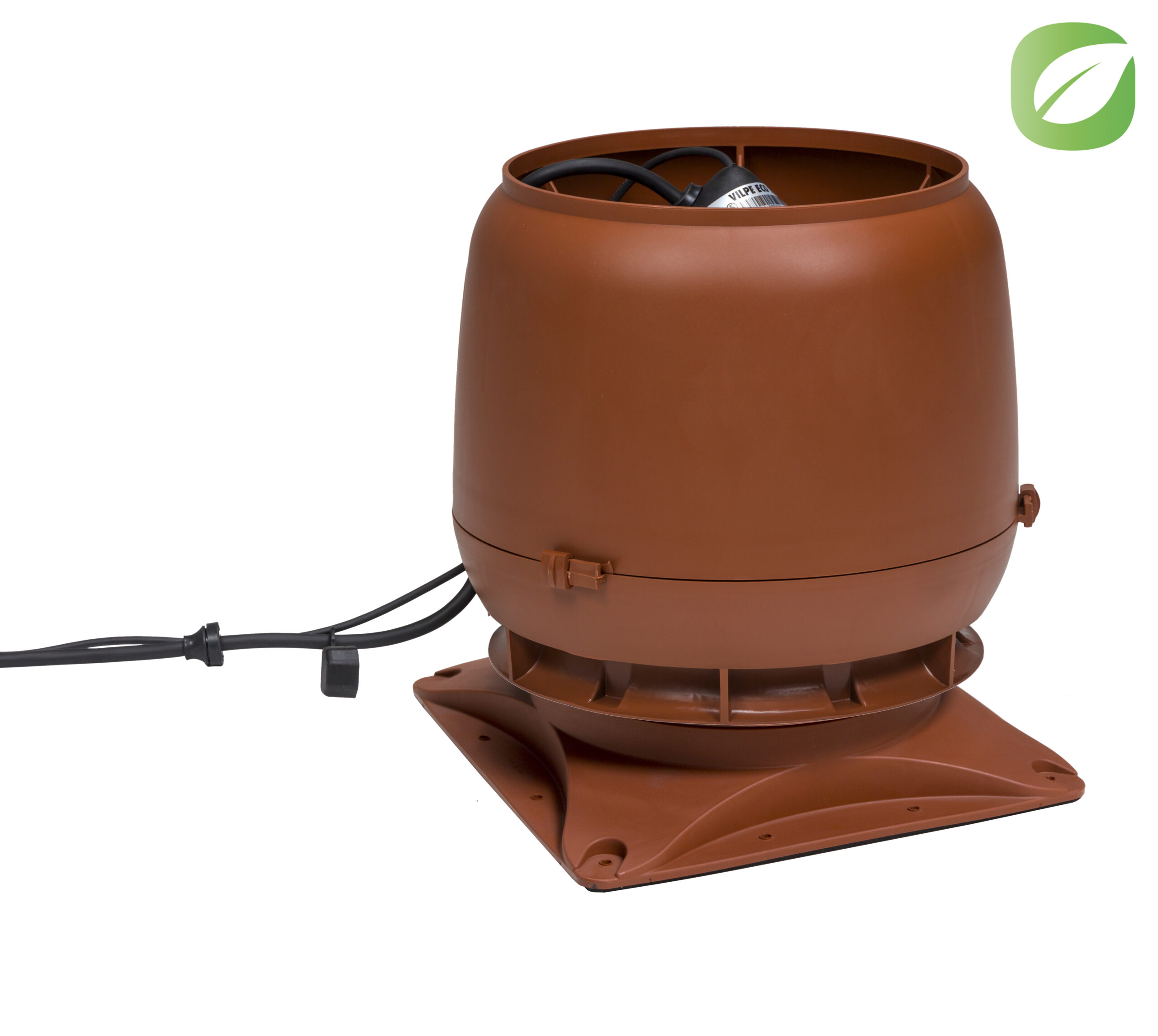 Вентилятор ECo220S D160 с основанием 300х300мм кирпичный Vilpe купить в Санкт-Петербурге