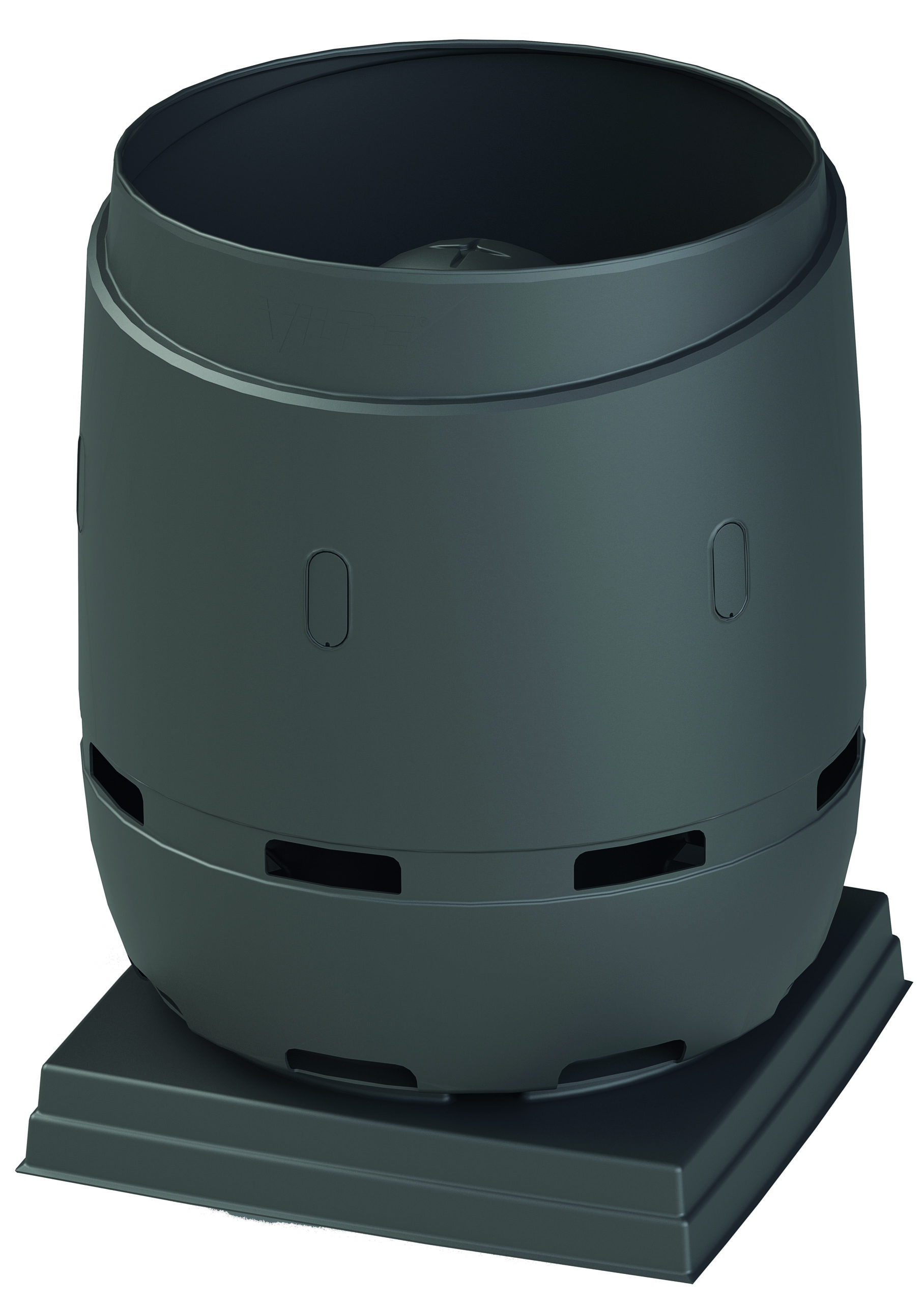 Вентиляционный выход FLOW S630 с основанием 970х970мм черный Vilpe купить в Санкт-Петербурге