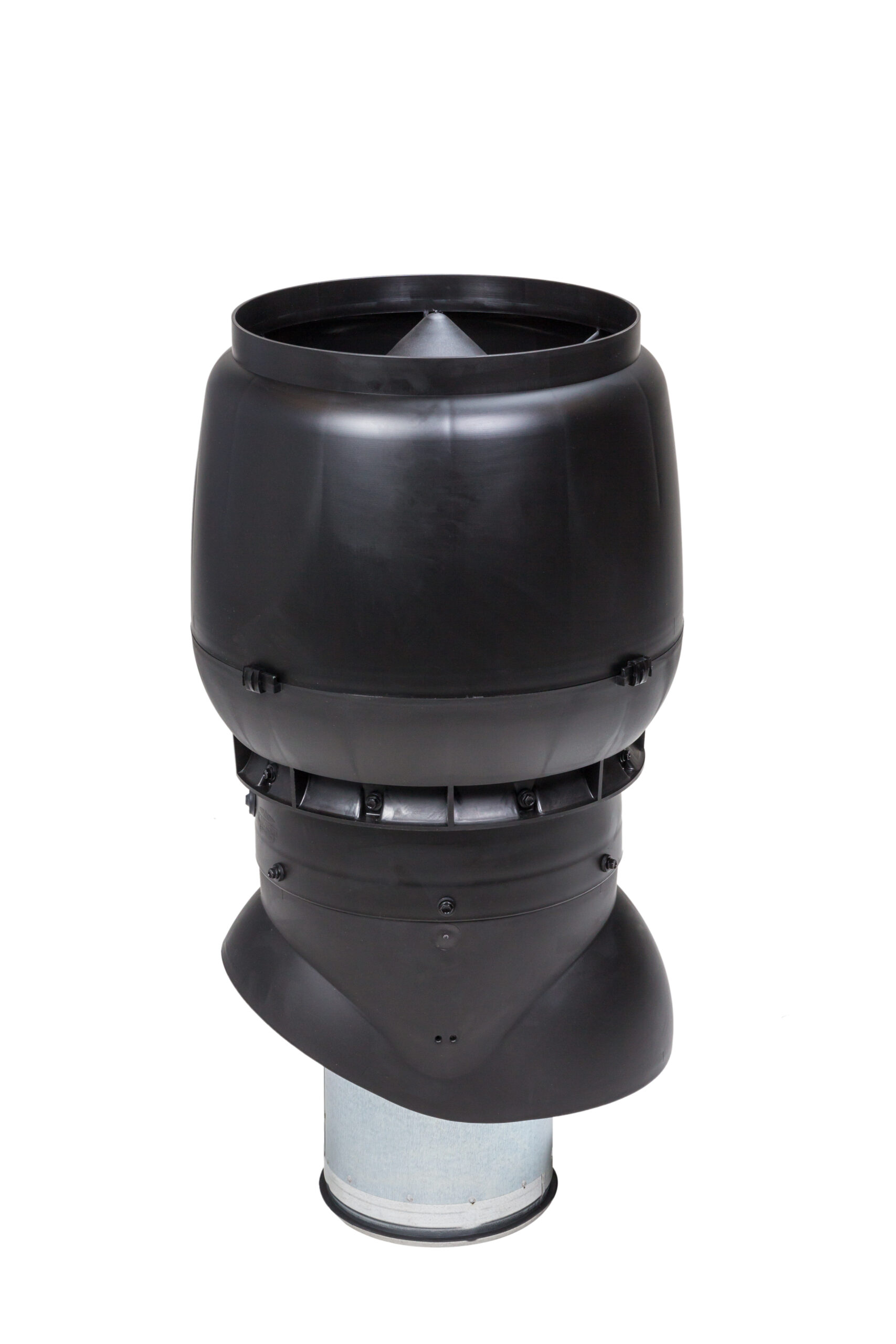 Выход помещений черный XL-200/300/500 (труба с колпаком, шурупы) Vilpe, диаметр - 200 мм купить в Санкт-Петербурге