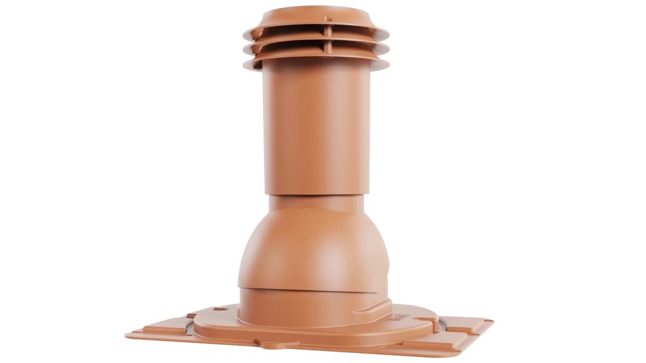 Выход вентиляции канализации с универсальным проходным элементом купить в Санкт-Петербурге