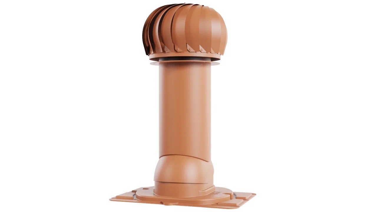 Роторная вентиляция с универсальным проходным элементом 125/650 (неутепленная) купить в Санкт-Петербурге