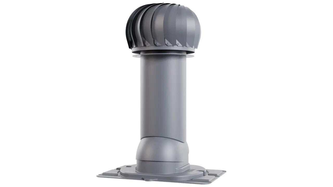 Роторная вентиляция с универсальным проходным элементом 150/650 (неутепленная) купить в Санкт-Петербурге