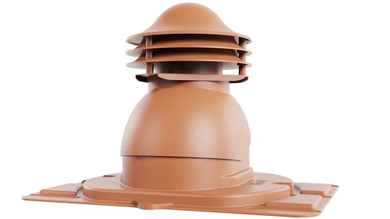 Универсальный выход вентиляции с универсальным проходным элементом купить в Санкт-Петербурге