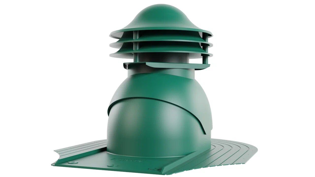 Универсальный выход вентиляции для мягкой кровли при монтаже купить в Санкт-Петербурге