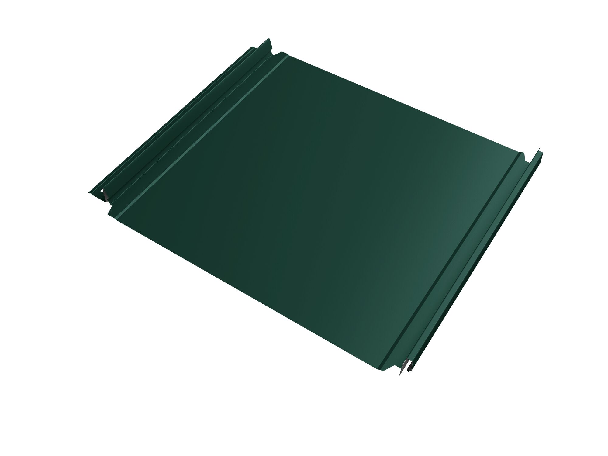 Кликфальц Double Pro GL 0.45мм ПЭ с пленкой на замках {длины по спецификации} купить в Санкт-Петербурге