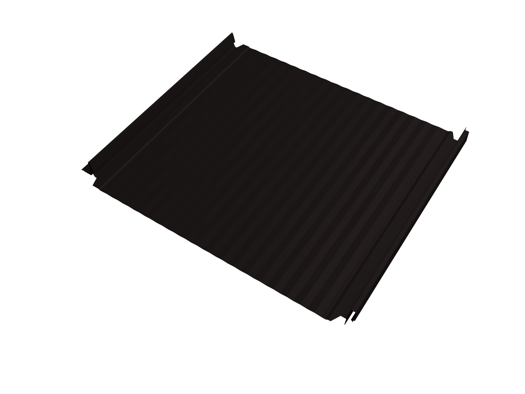 Кликфальц Double Pro Gofr GL 0.50мм Satin Matt с пленкой на замках {длины по спецификации} купить в Санкт-Петербурге