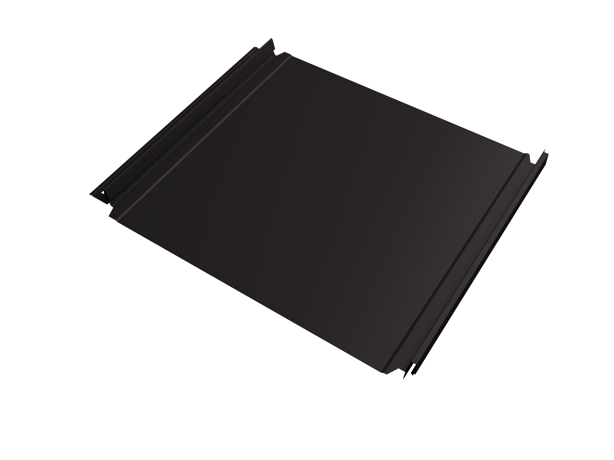 Кликфальц Double Pro GL 0.50мм RR32 (темно-коричневый) Satin с пленкой на замках {длины по спецификации} купить в Санкт-Петербурге