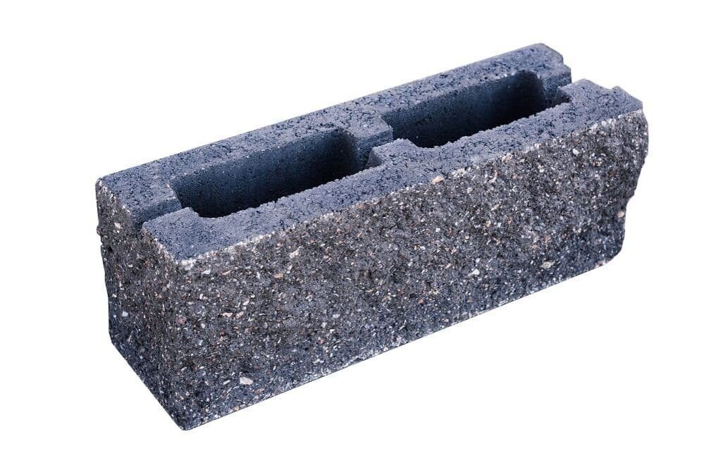 СКЦ 2Л-9Т черный доборный торцевой камень колотый купить в Санкт-Петербурге