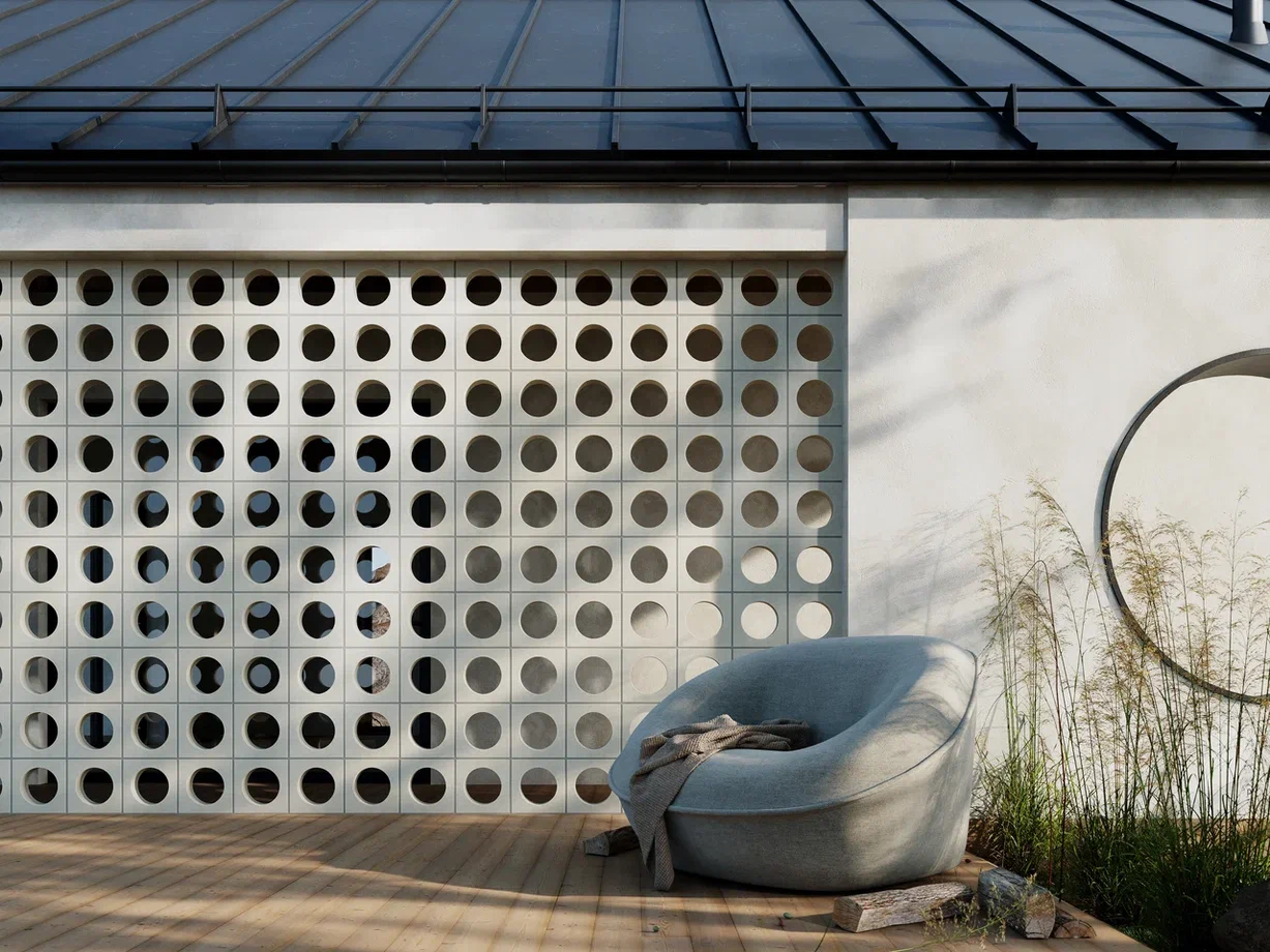 Блок архитектурный шлифованный Planet (Плэнет)-90 LUX серый 250х250мм Nokkel купить в Санкт-Петербурге