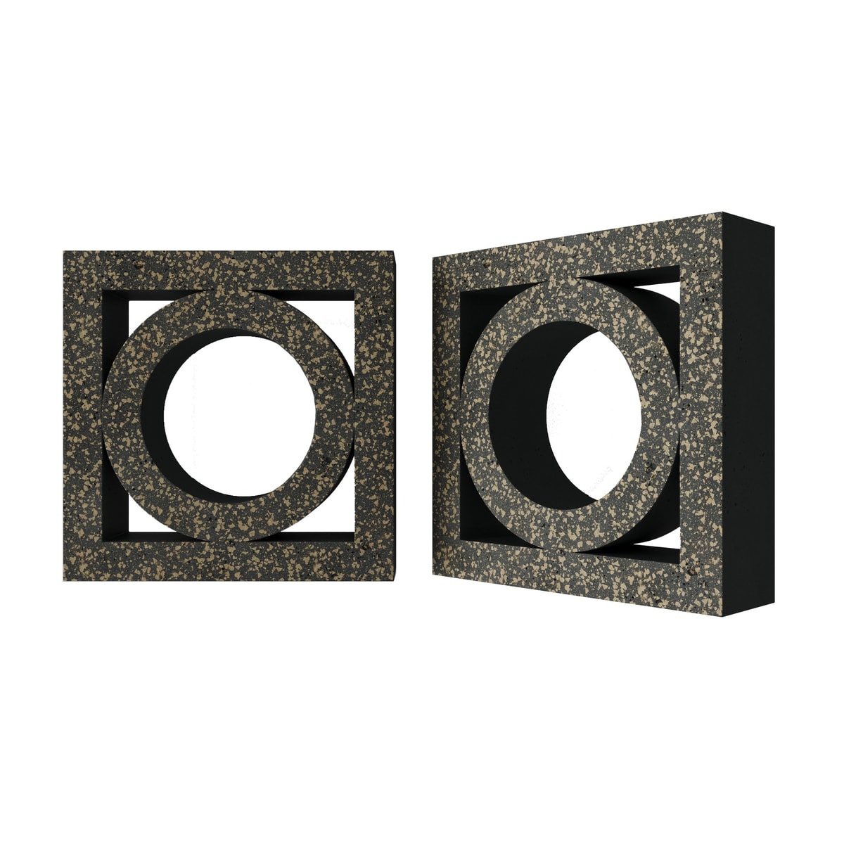 Блок архитектурный шлифованный Pipe (Пайп)-50 LUX 250х250мм Nokkel купить в Санкт-Петербурге