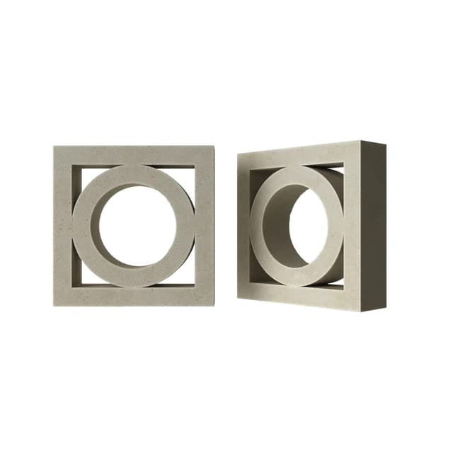 Блок архитектурный Pipe (Пайп)-70 под покраску 250х250мм Nokkel купить в Санкт-Петербурге