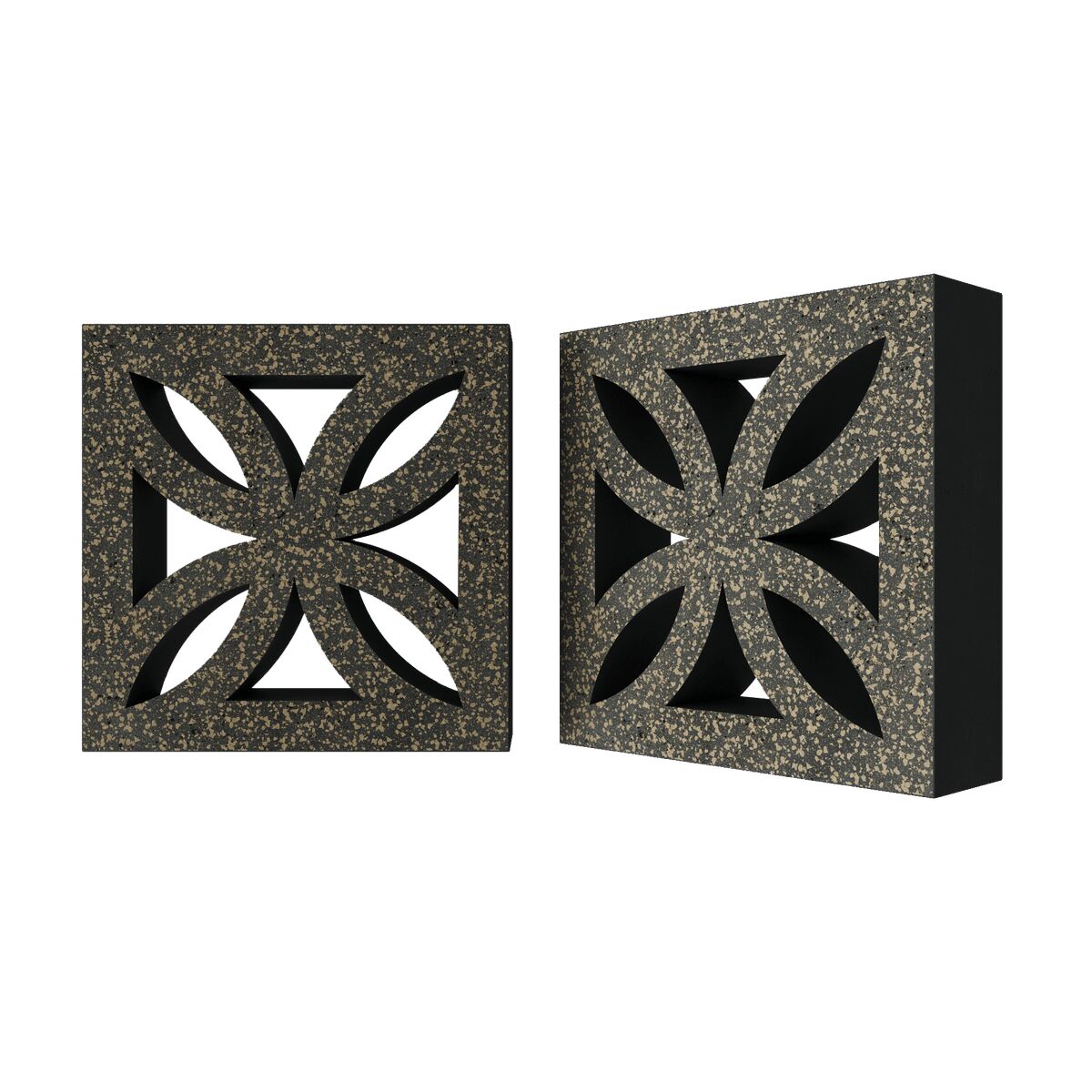 Блок архитектурный шлифованный Icon (Айкон)-70 LUX 250х250мм Nokkel купить в Санкт-Петербурге