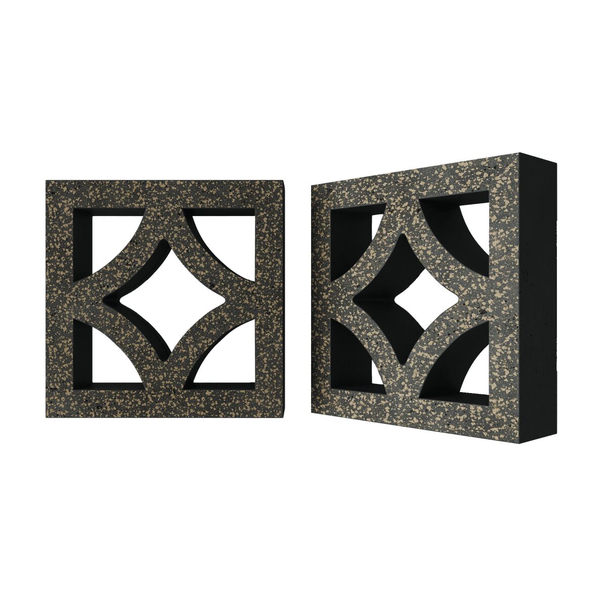 Блок архитектурный шлифованный Stone (Стоун)-50 LUX 250х250мм Nokkel купить в Санкт-Петербурге