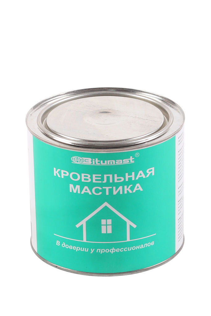 Мастика кровельная Bitumast - 2л (6шт/упаковка) купить в Санкт-Петербурге