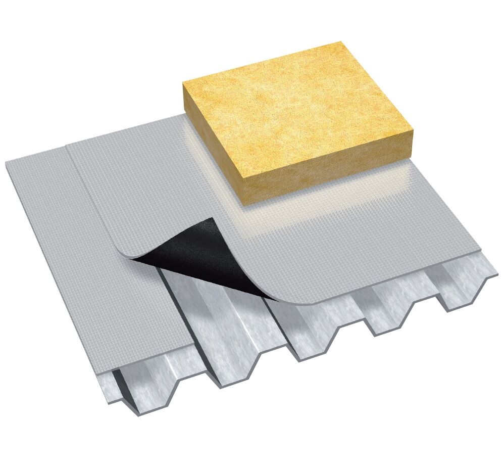 Битумная самоклеящаяся изоляция DELTA-THENE ALU 1,08х40м 43,2м2 купить в Санкт-Петербурге