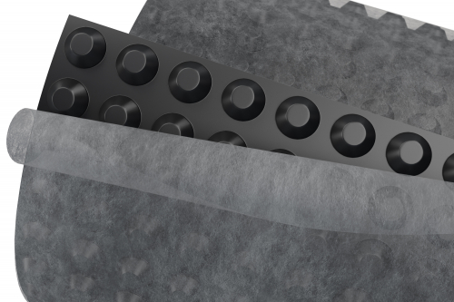 Профилированная мембрана PLANTER geo с геотекстилем 2х15м 30м2 купить в Санкт-Петербурге