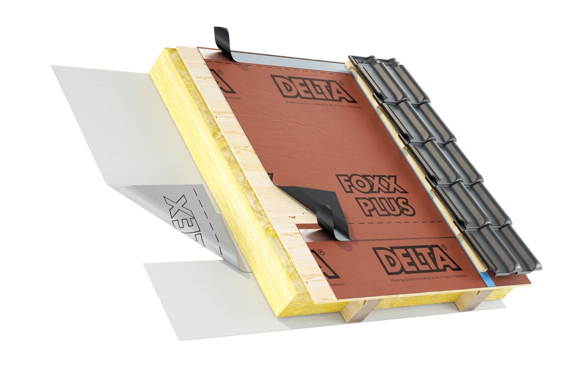 DELTA FOXX PLUS 1,5х50м 75м² диффузионная мембрана Дельта Фокс Плюс купить в Санкт-Петербурге