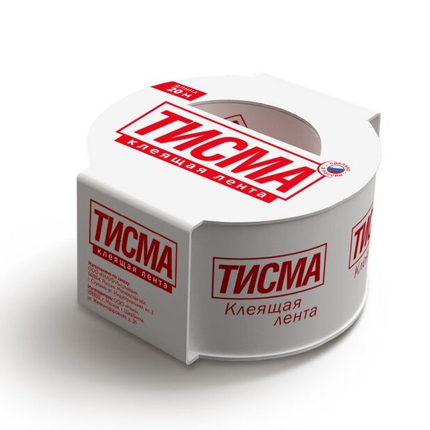 Односторонняя клейкая лента акриловая Тисма 60мм х 20м купить в Санкт-Петербурге