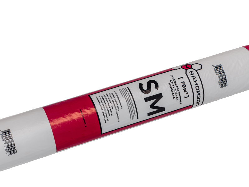 Диффузионная мембрана Наноизол SM 70м2 купить в Санкт-Петербурге