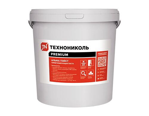 Герметизирующая паста ТехноНиколь Альфа Пэйст 1л купить в Санкт-Петербурге