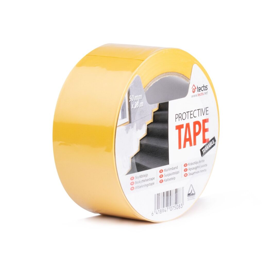 Малярная лента Tectis Tape Protective 50мм x 33м купить в Санкт-Петербурге