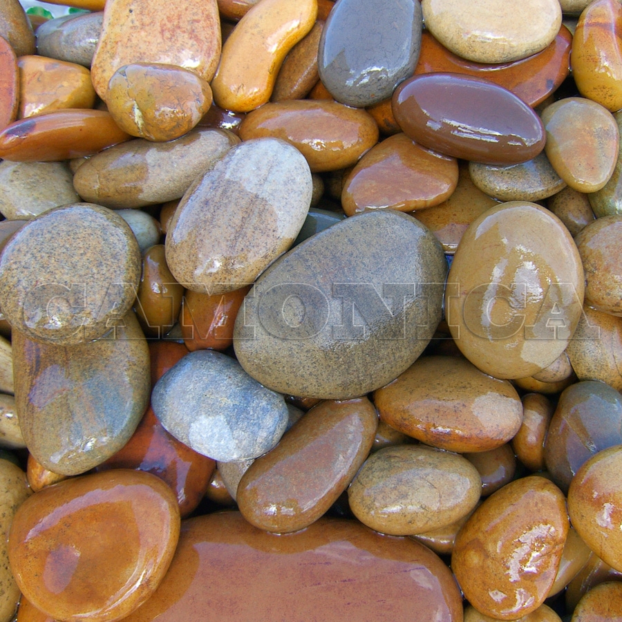 Галька речная жёлто-коричневая 2-5мм купить в Санкт-Петербурге