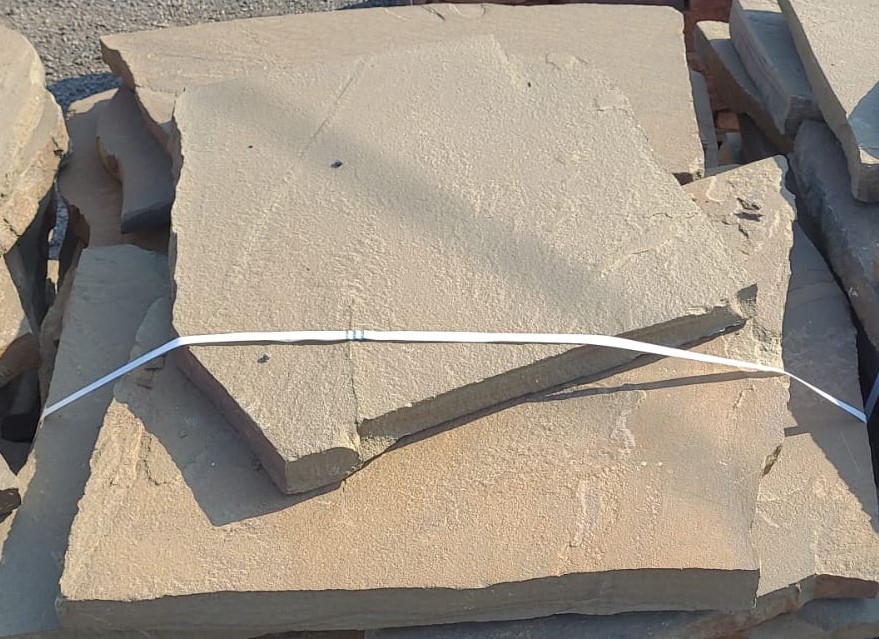 Песчаник серо-зеленый рваный край форм 50-60мм Camonica купить в Санкт-Петербурге